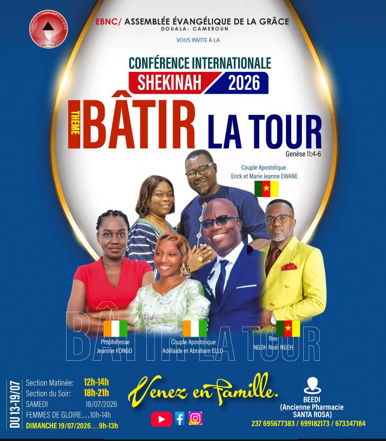 INTERNATIONAL SHEKINAH CONFERENCE 2026 — “BUILDING THE TOWER