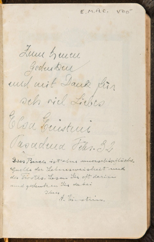 The Bible autographed by Einstein sold for more than €50,000