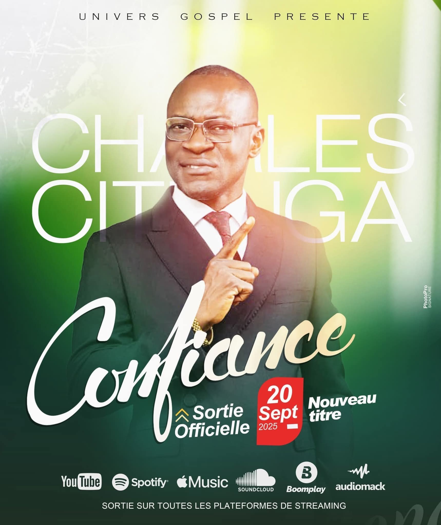 Trust: Charles Citenga's new message of faith soon available