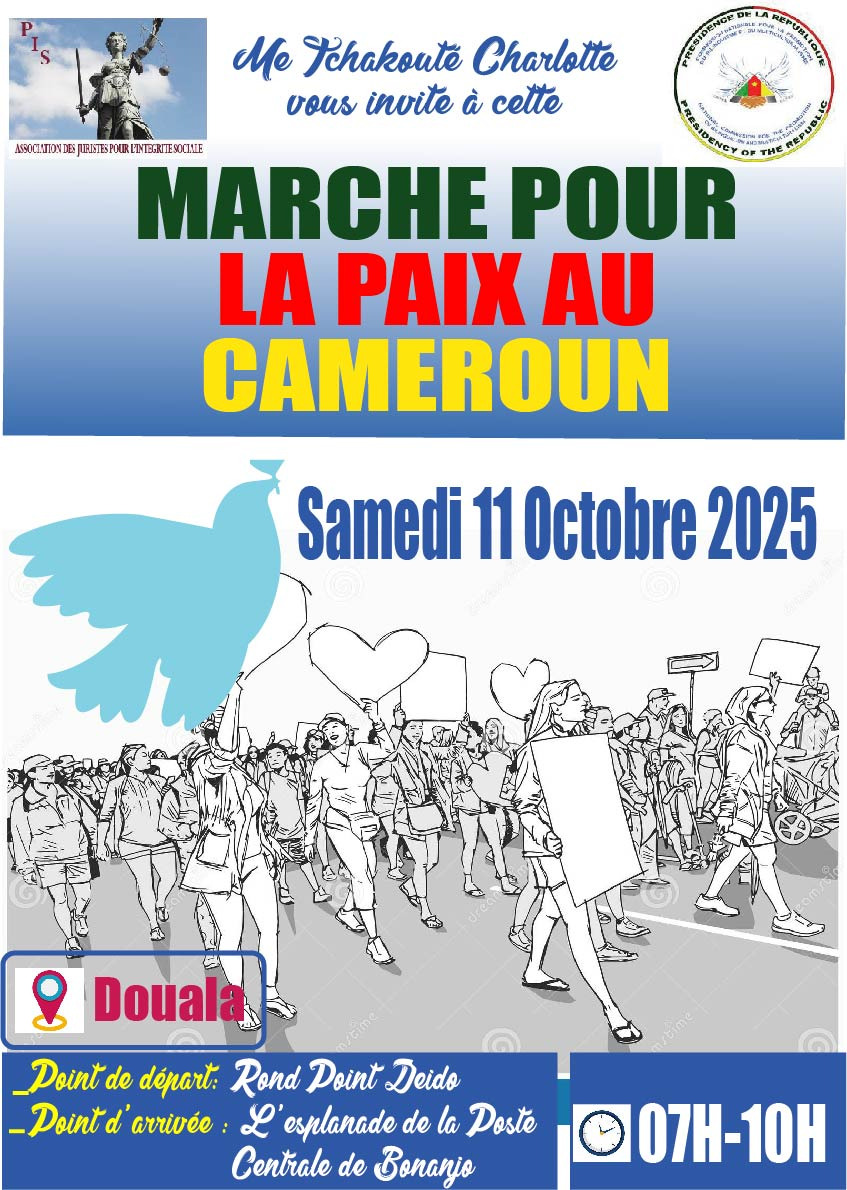 MARCH FOR PEACE – CAMEROON TOGETHER