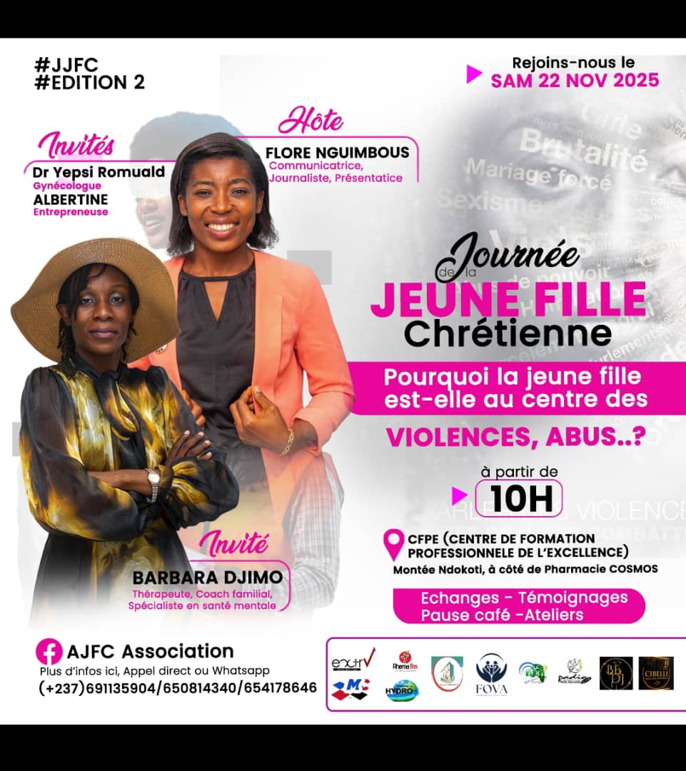 Journée Jeune Fille Chrétienne (JJFC) : Pourquoi la Jeune Fille est-elle au Centre des Violences et des Abus ? (Édition 2