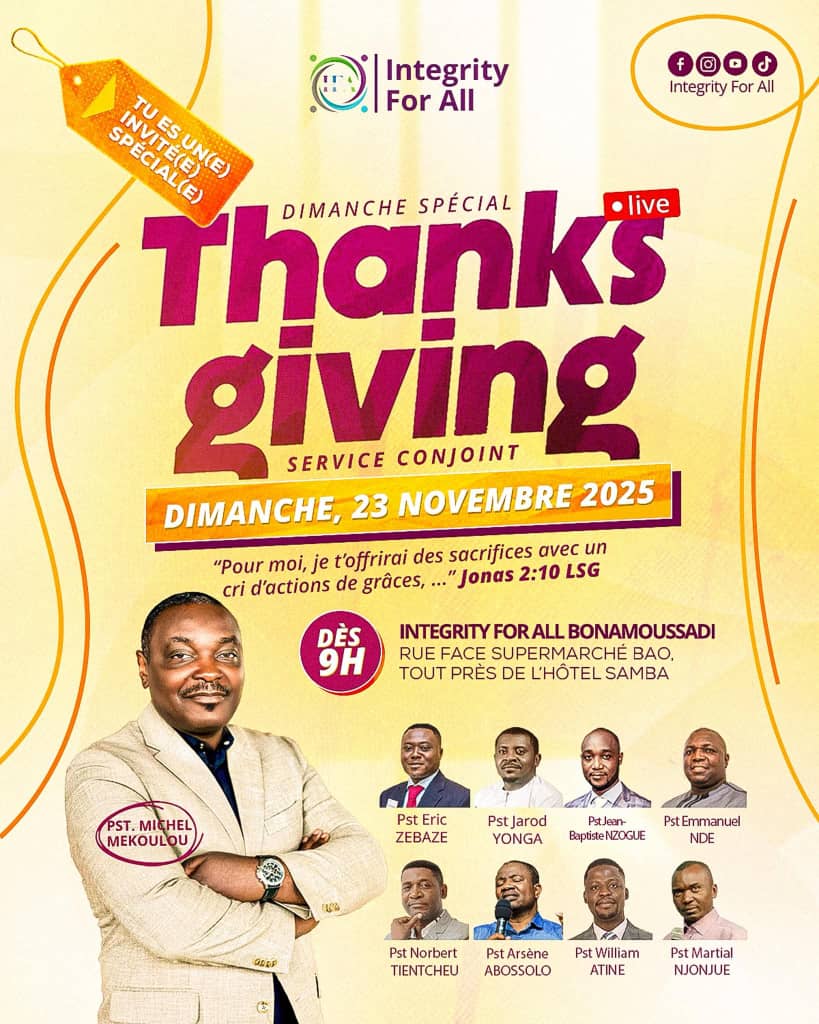 Thanksgiving Special: Joint Service at Integrity For All Bonamoussadi