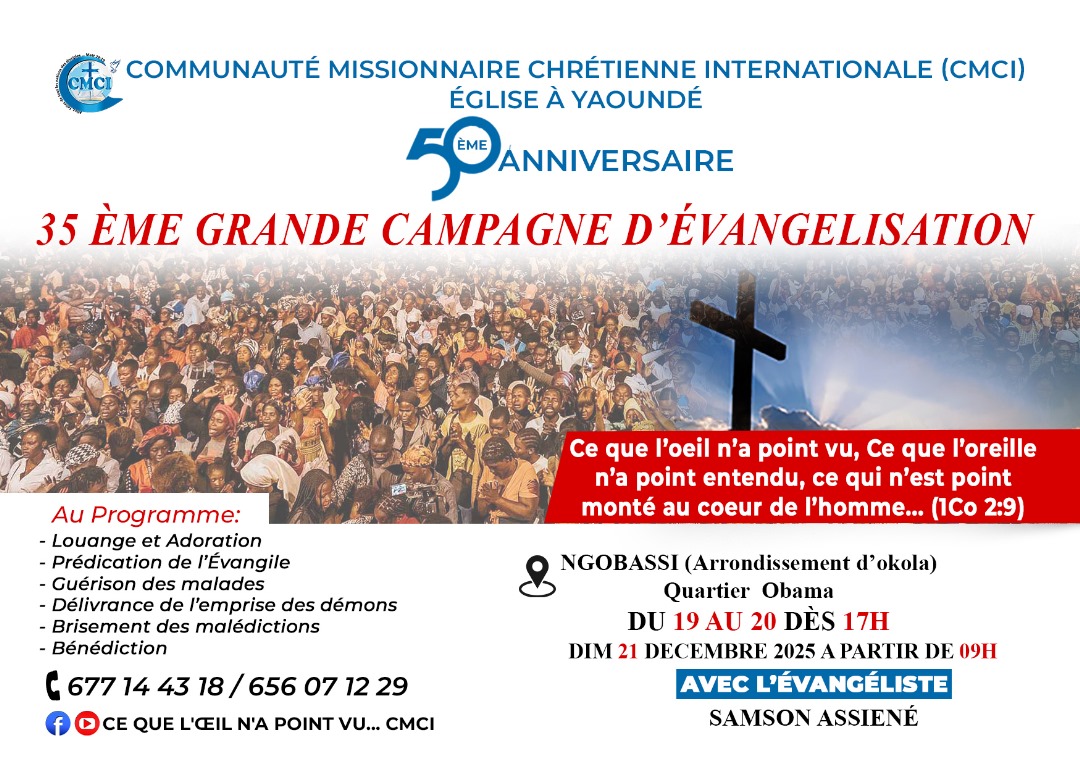 Major evangelization campaign in Yaoundé