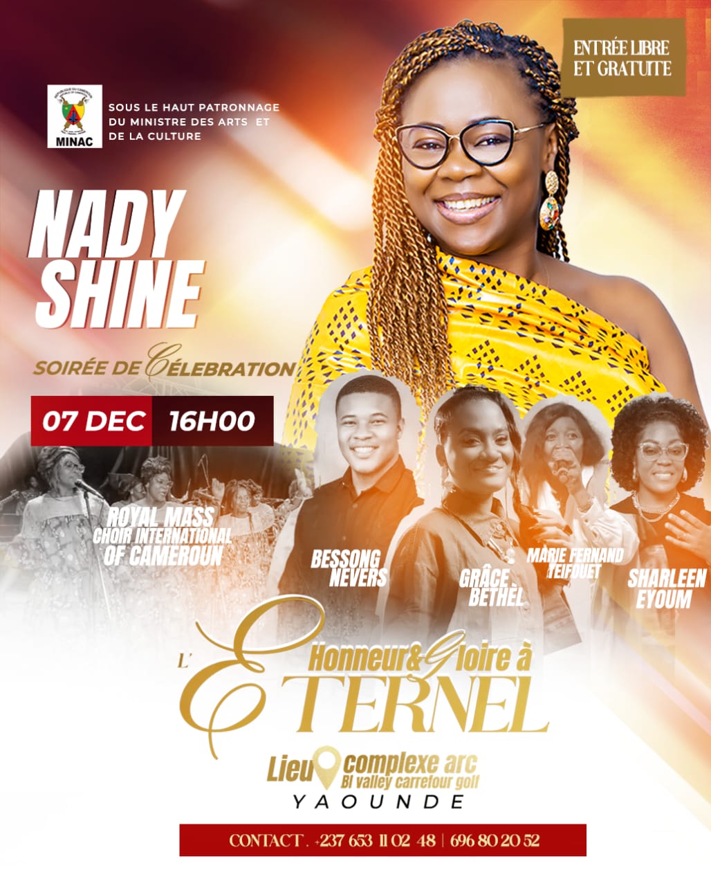 Nady Shine lights up Yaoundé this December 7