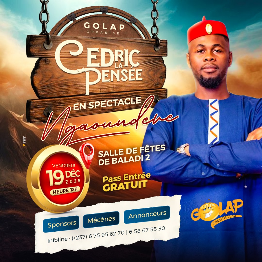 Cedric La Pensée en spectacle à Ngaoundéré (GOLAP)