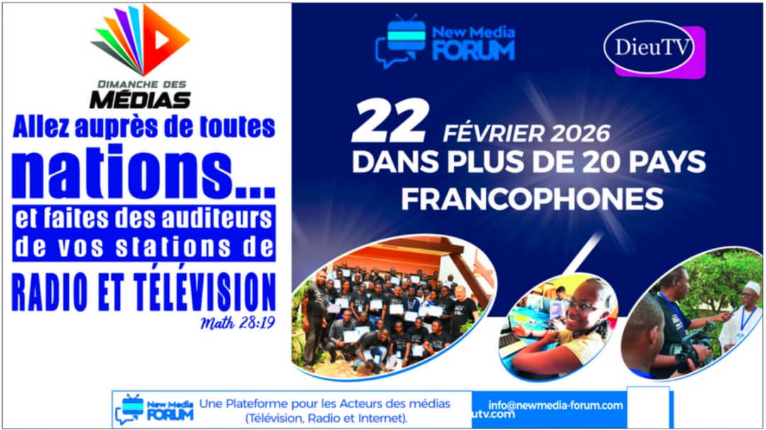 DIMANCHE DES MÉDIAS 2026 : Un rendez-vous incontournable pour les acteurs des médias francophones
