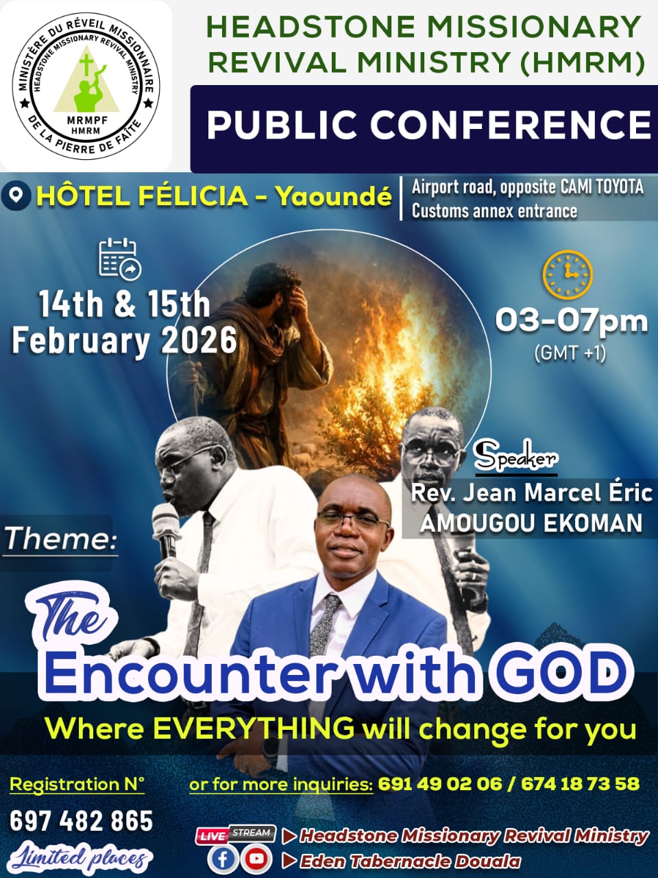 CONFÉRENCE PUBLIQUE  "The Encounter with GOD"