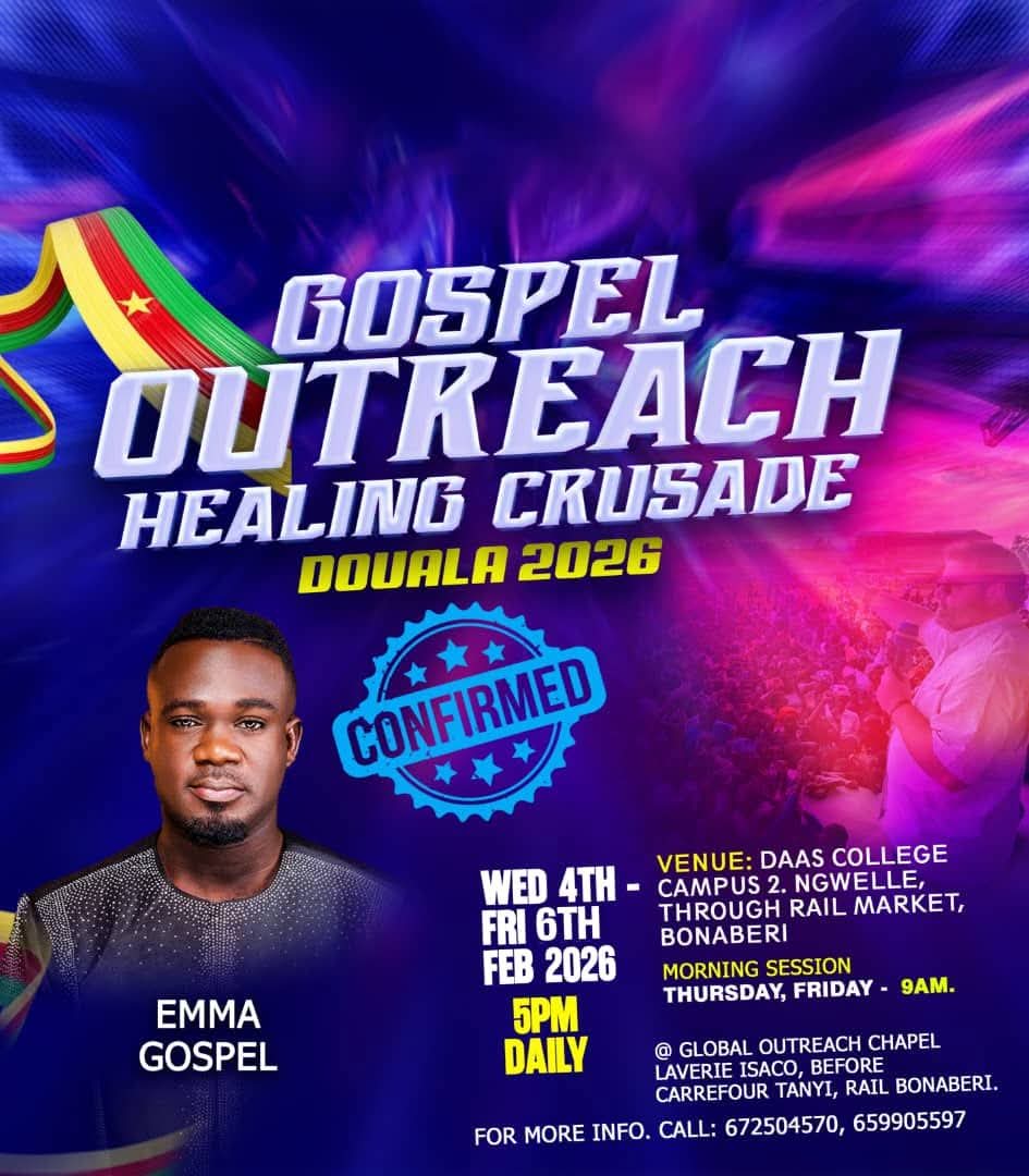 Great Healing Crusade in Douala in February 2026