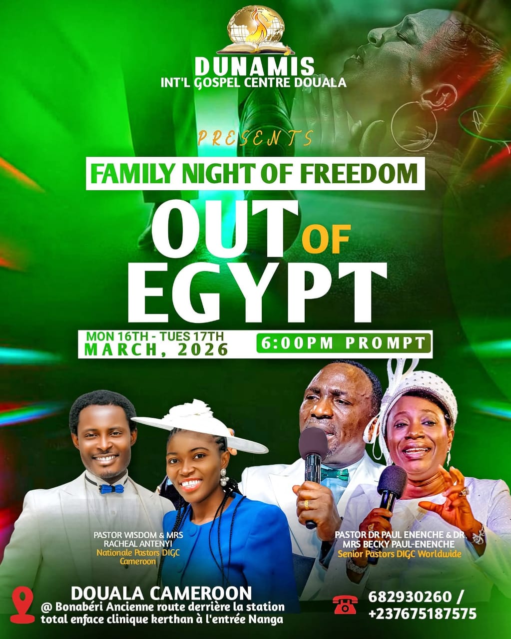 Family Night of Freedom : Le Rendez-vous de la Délivrance à Douala