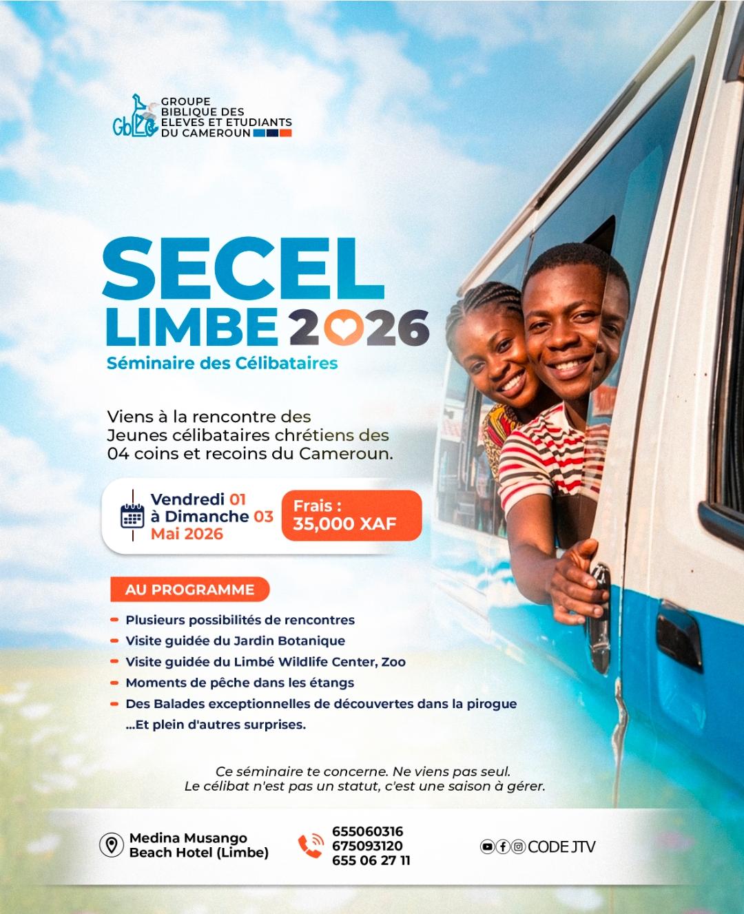 SECEL Limbé 2026 : Le Séminaire des Célibataires Chrétiens revient en mai