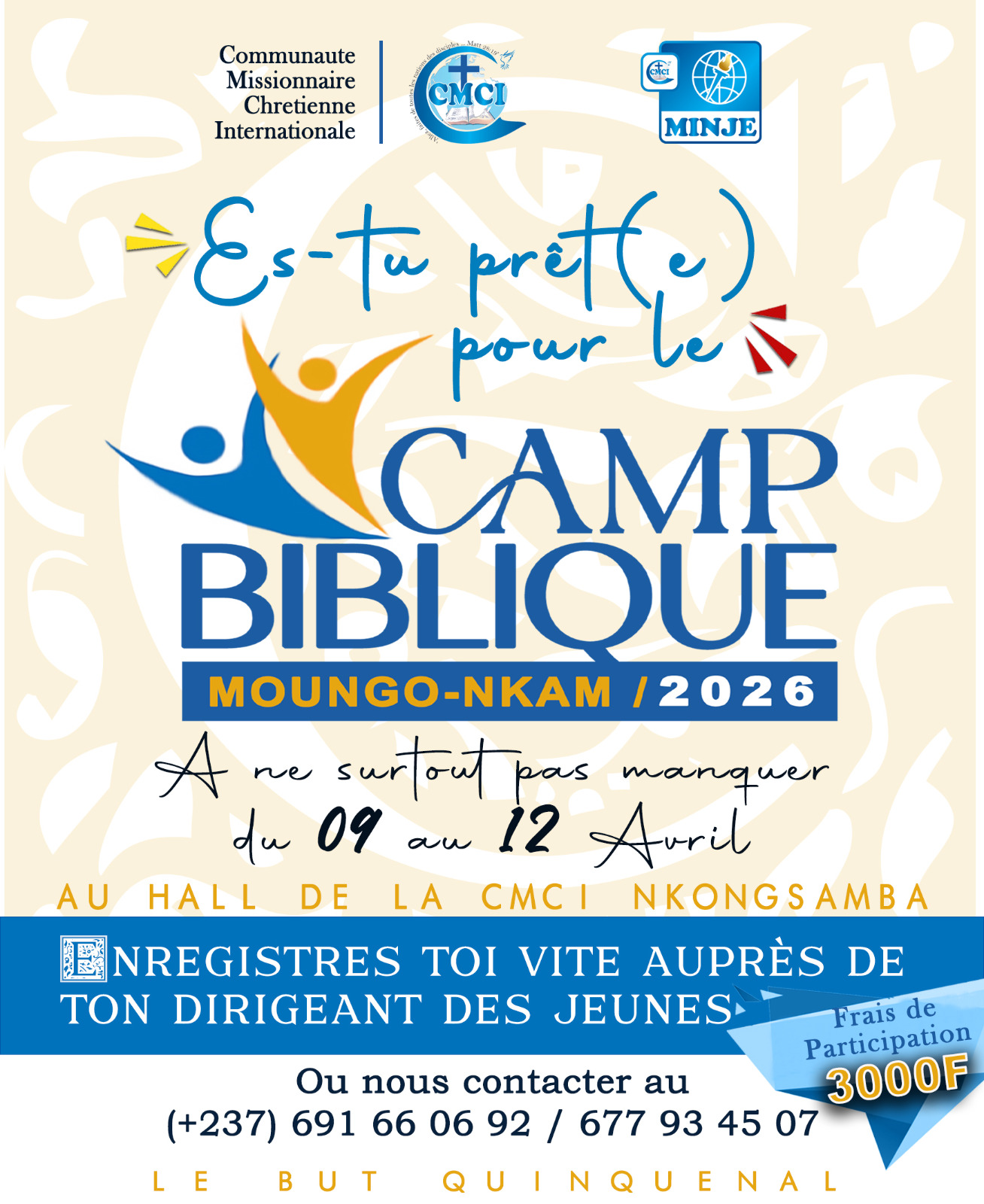 Camp Biblique Moungo-Nkam 2026  À ne pas manquer !