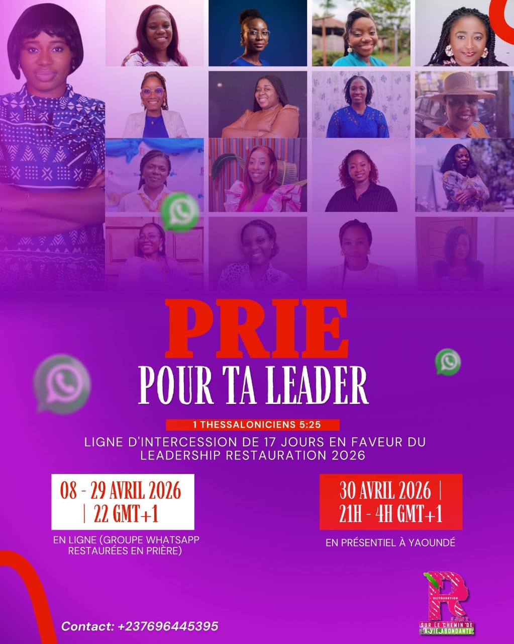 PRAY FOR YOUR LEADER!