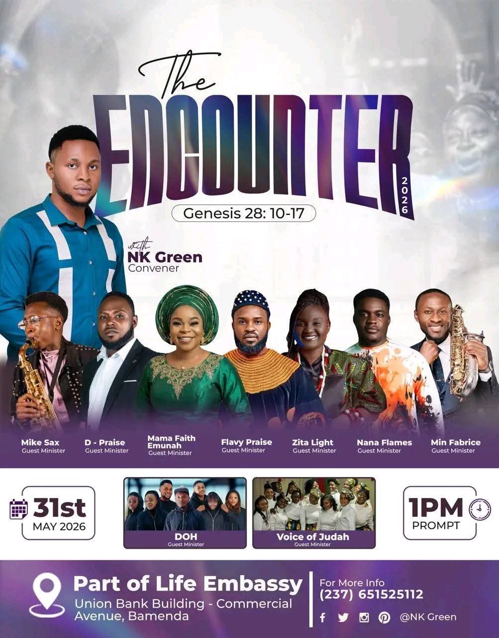 THE ENCOUNTER 2026 Genesis 28:10-17