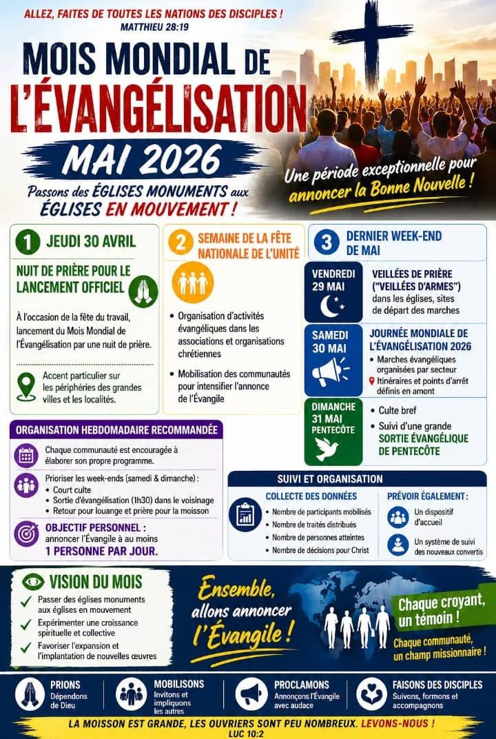 Mois Mondial de l'Évangélisation  Mai 2026