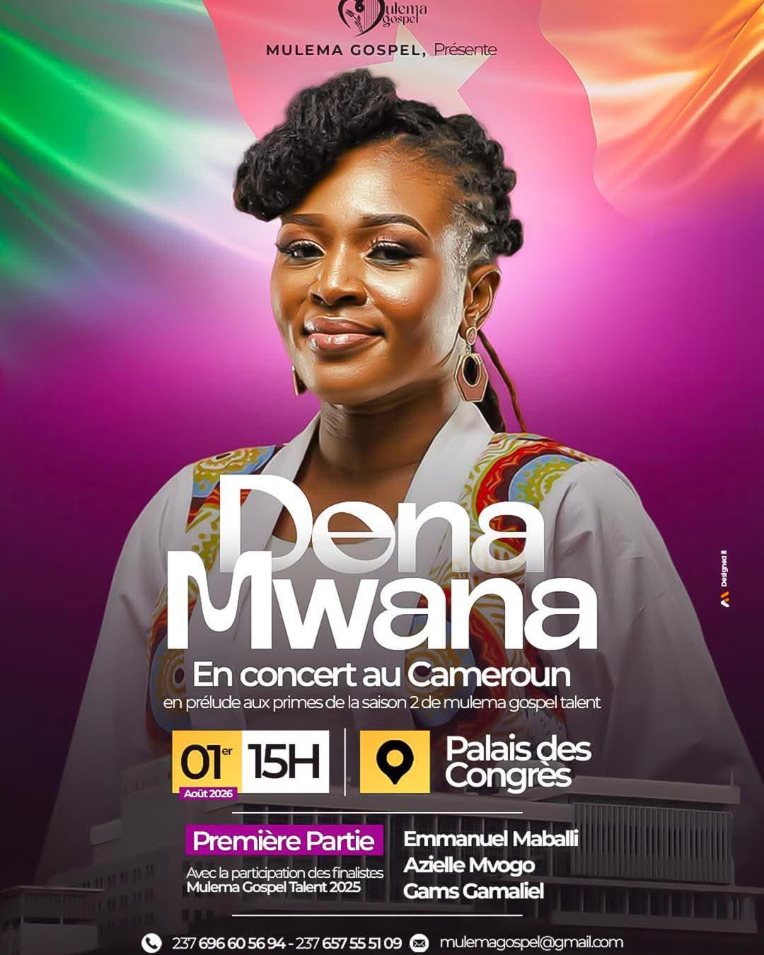 DENA MWANA EN CONCERT AU CAMEROUN : UN RENDEZ-VOUS À NE PAS MANQUER !
