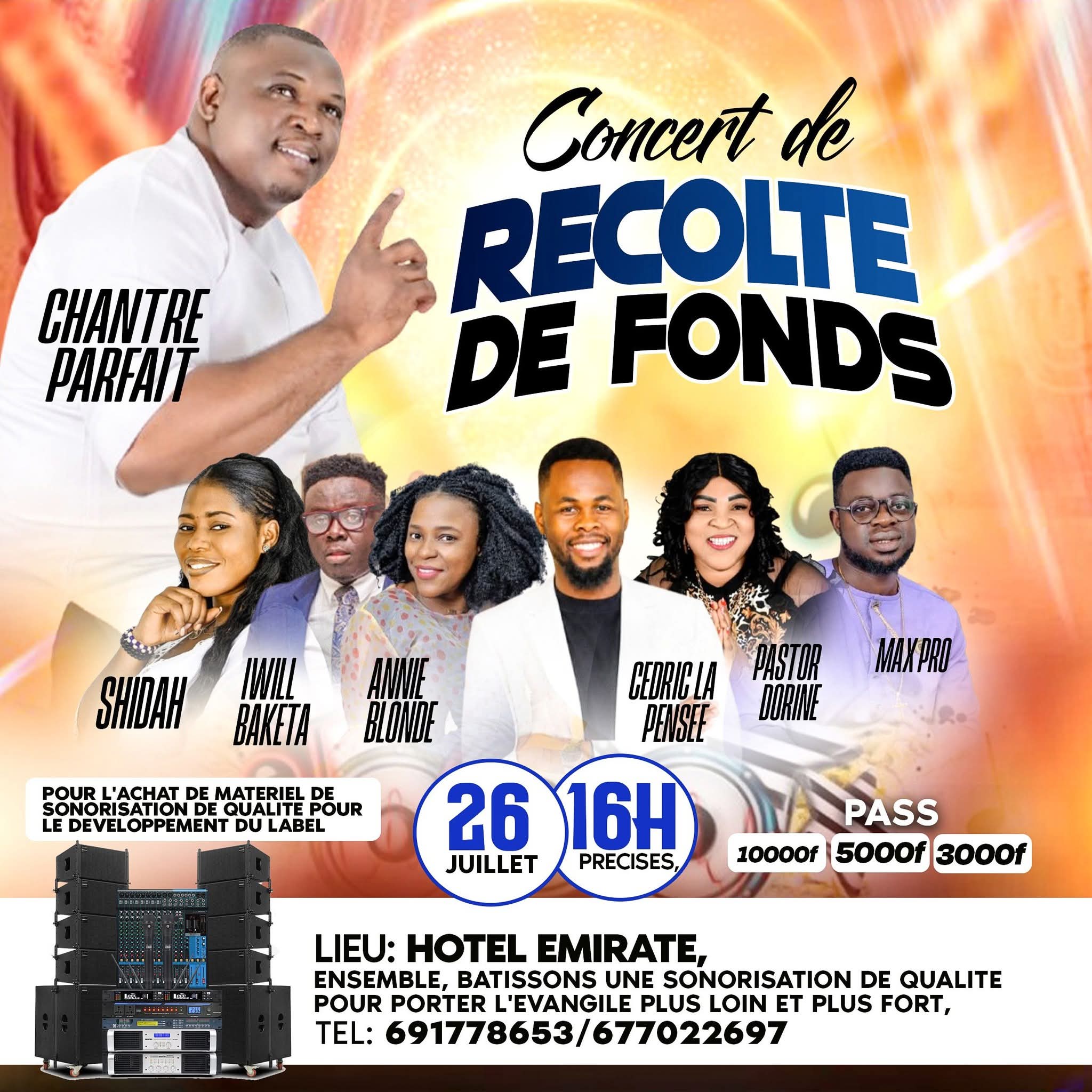 CONCERT DE RÉCOLTE DE FONDS : UN RENDEZ-VOUS À NE PAS MANQUER !