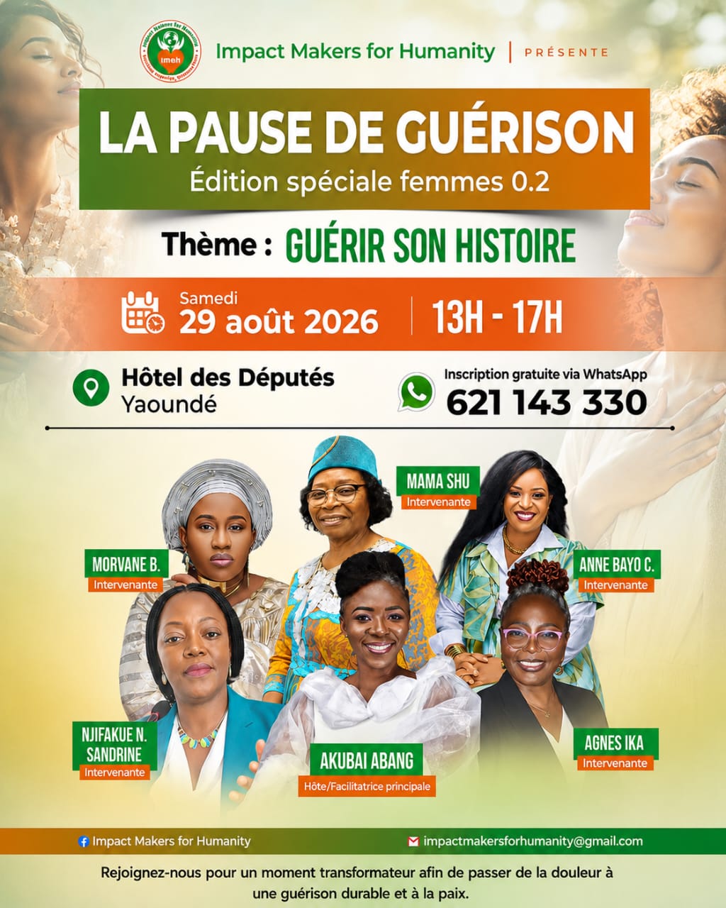 THE HEALING BREAK – Women’s Special Edition 0.2: An Appointment to Heal Your History