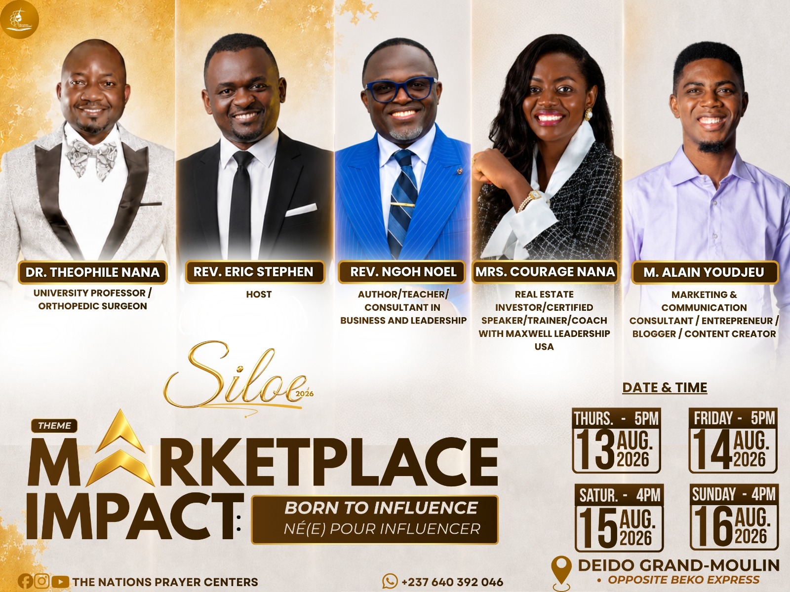 Siloé 2026: “Marketplace Impact” brings together five speakers in Douala from August 13 to 16