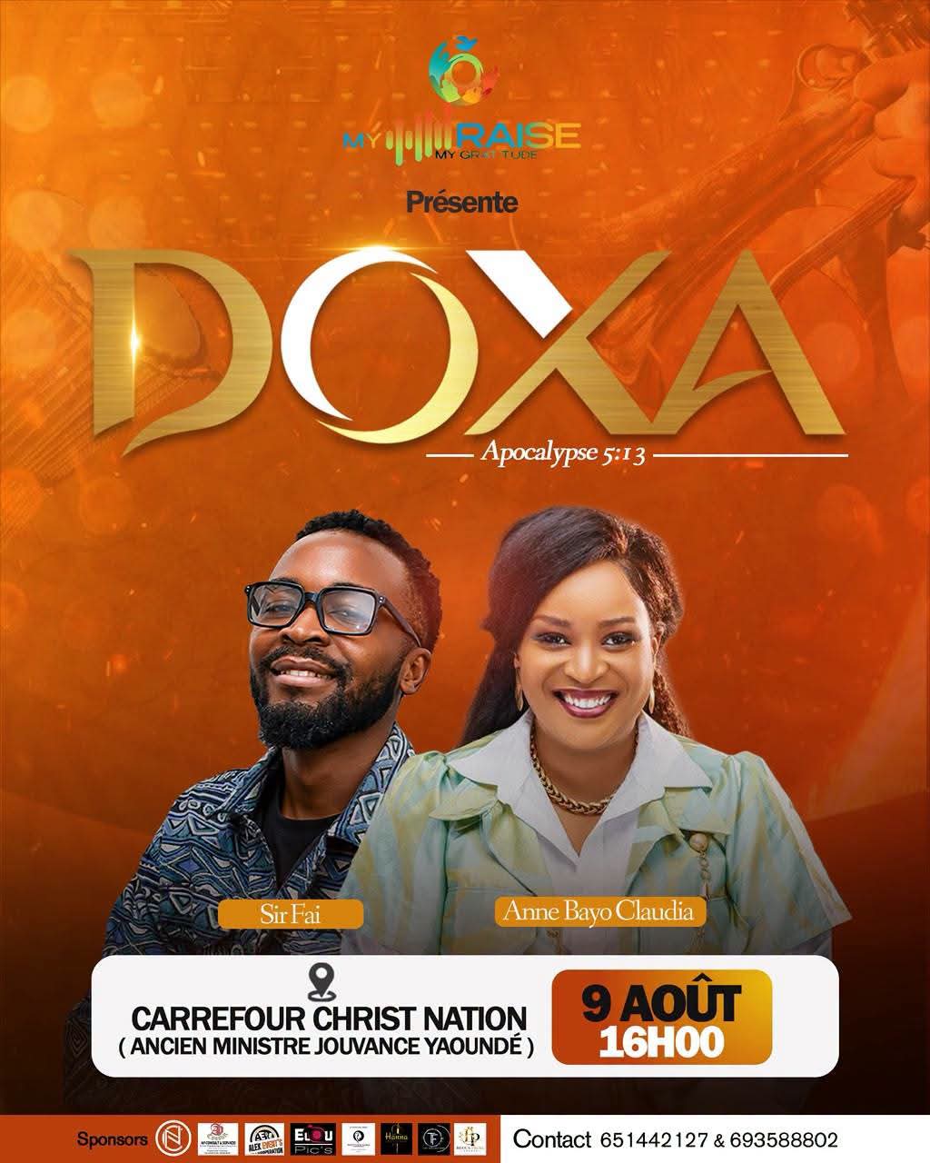 DOXA: My Praise Ma Gratitude invites Yaoundé to an evening of worship on August 9