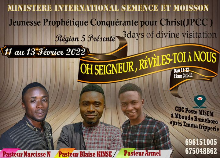 3 jours de la visitation divine avec la JPCC