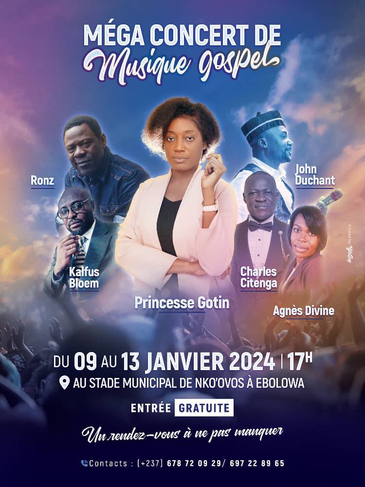Mega concert de musique gospel