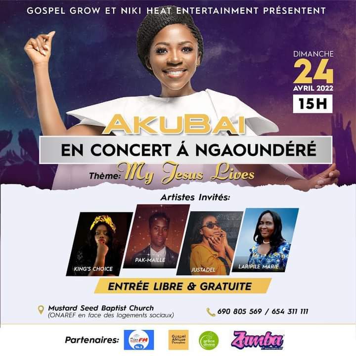 Akubaï in live concert in Ngaoundéré