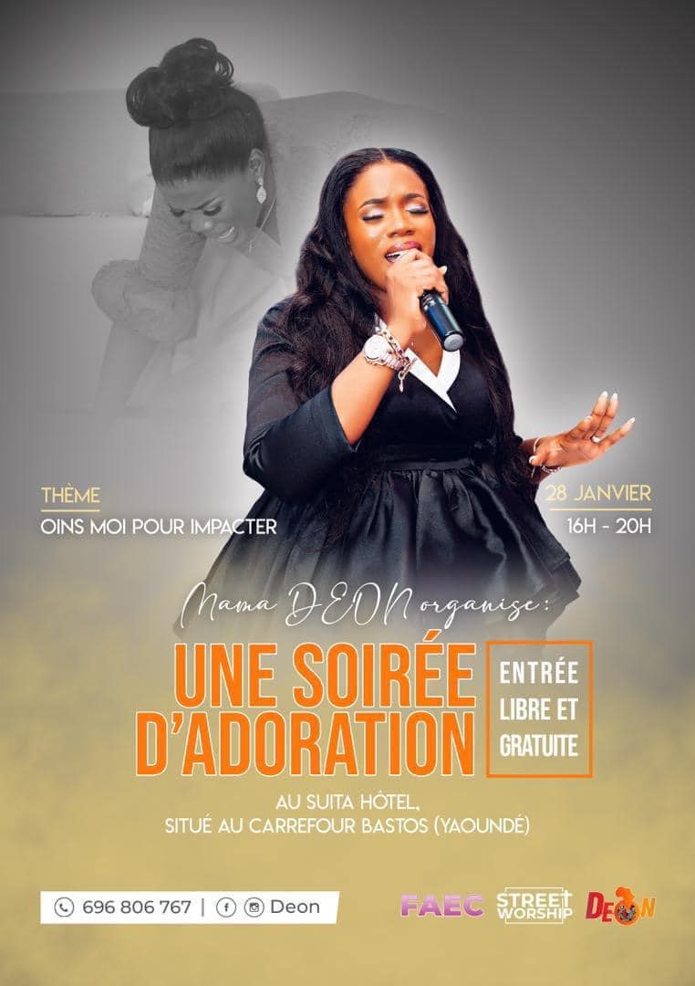 Soirée d'adoration oins moi pour impacter - Yaoundé