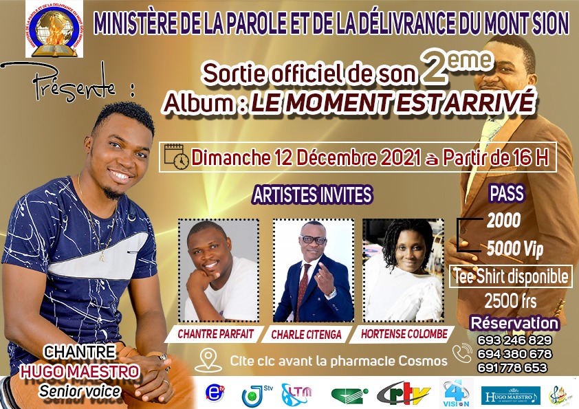 Sortie officielle 2e album du chantre Hugo Maestro