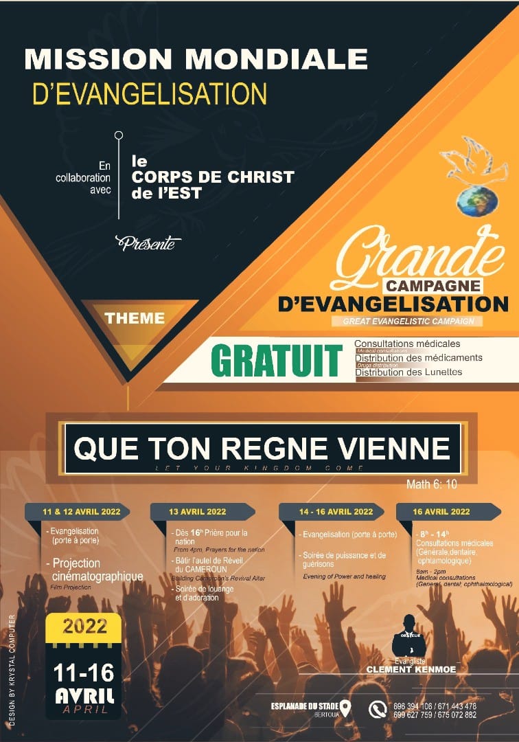 Grande Campagne d'évangélisation dans l'Est Cameroun