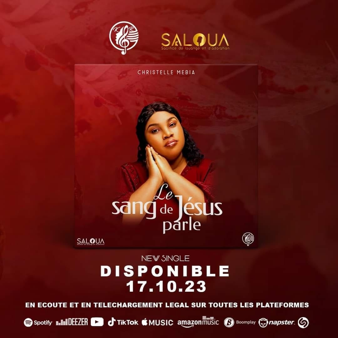 "Le sang de Jésus parle" de Christelle Mebia pour bient&ocirc;t