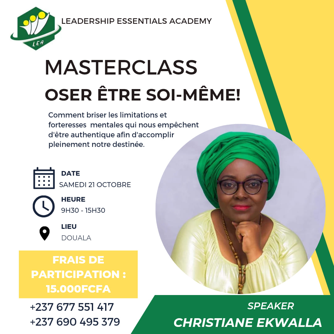 Masterclass : oser &ecirc;tre soi-m&ecirc;me !