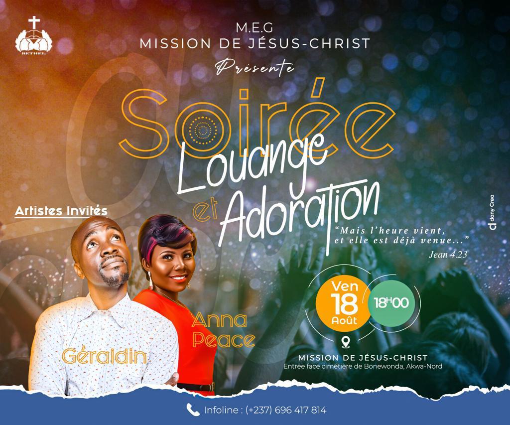 Soirée de louange et adoration avec Anna Peace et Geraldin