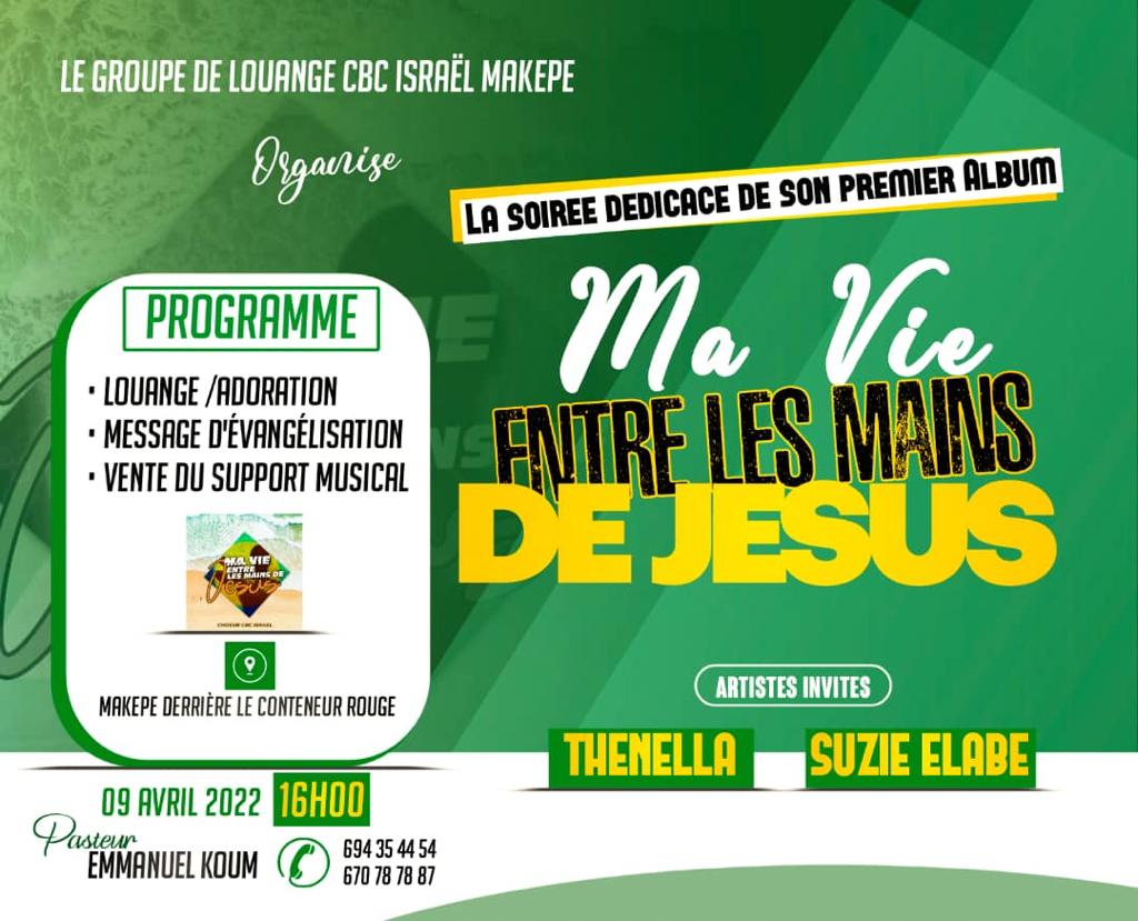 CBC Israel Maképè in the signing evening of his new album