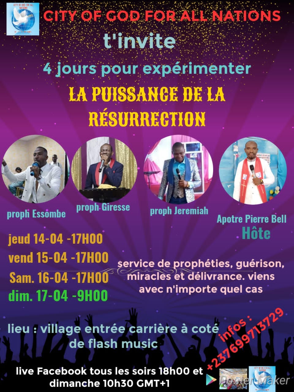 4 days to experience the power of the resurrection