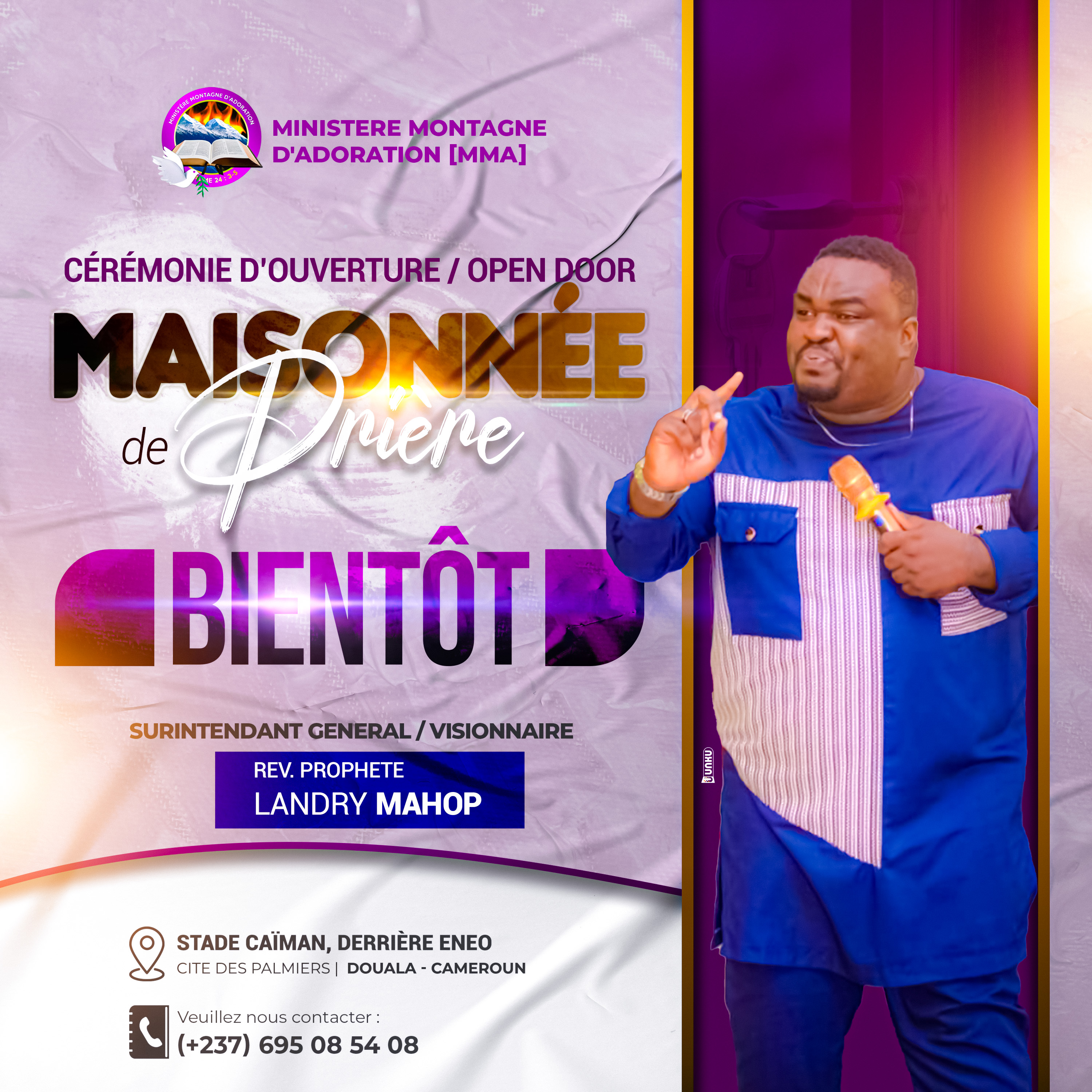 Cérémonie d'ouverture de la Maisonnée de pri&egrave;re