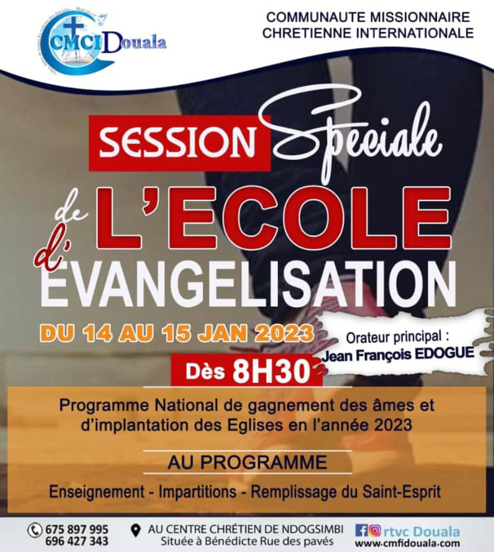 Session spécial de l'école d'évangélisation - Douala