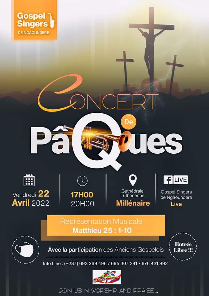 Concert de p&acirc;ques avec le Gospel singers de Ngaoundéré