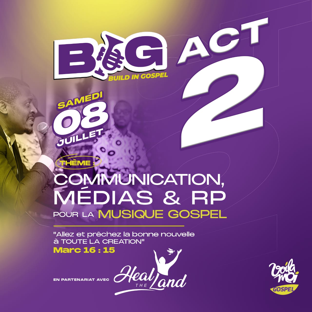 BIG 2 : Communication, médias & RP pour la musique Gospel