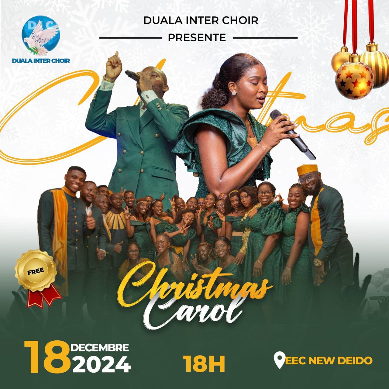 Duala Inter Choir en Christmas Carol