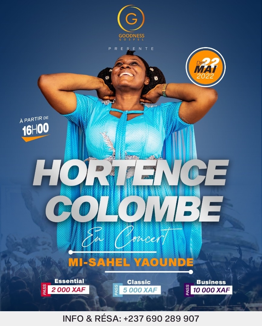 Hortence in live concert in Yaoundé