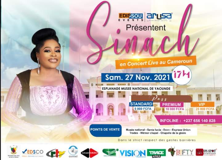 Sinach in live concert in Yaoundé