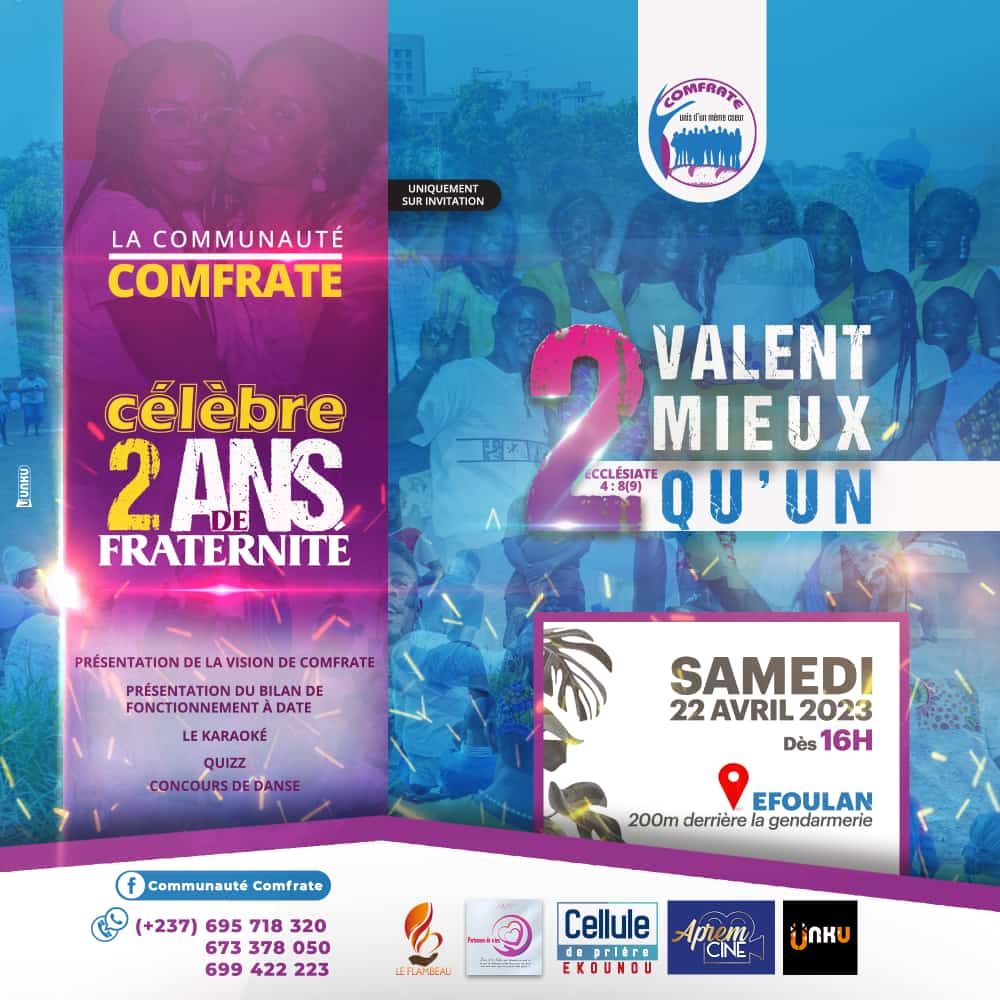 La communauté comfrate cél&egrave;bre 2 ans de fraternité
