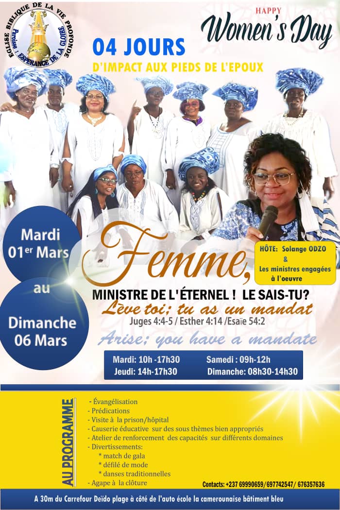 4 Days of impact at the feet of the bridegroom