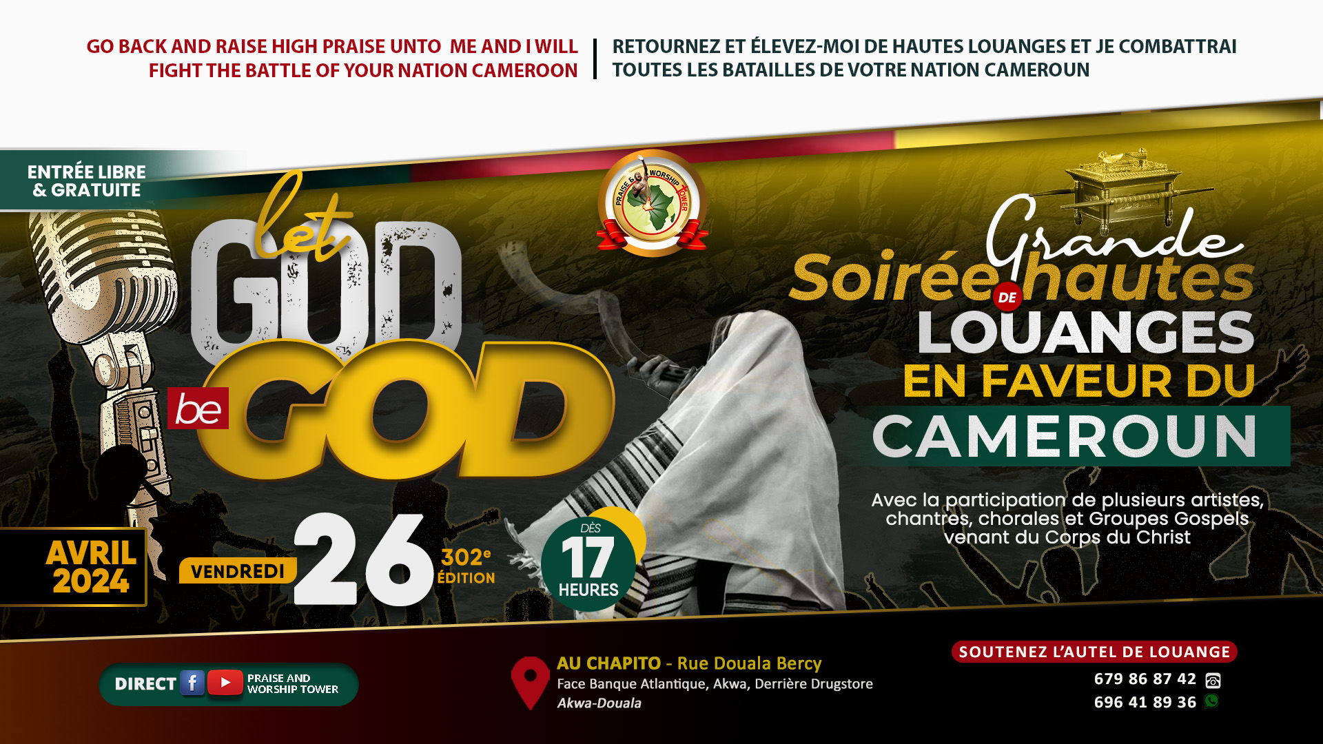 302nd edition of high praise evenings for Cameroon