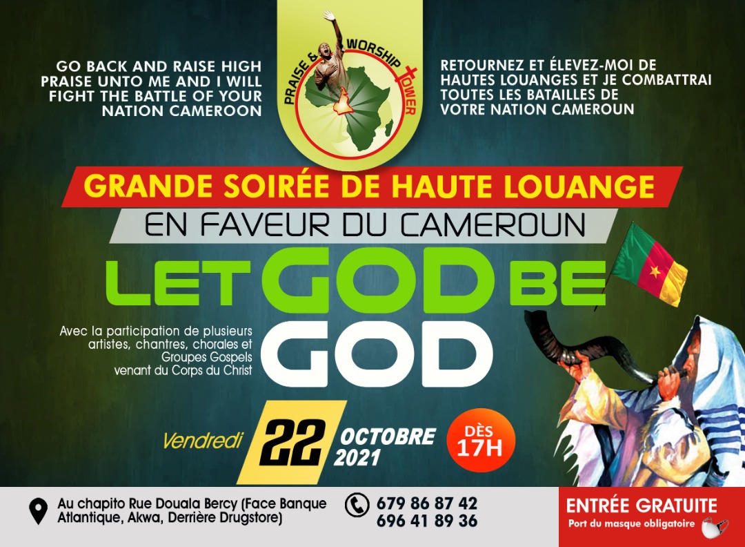 May God be God, evening of praise in favor of Cameroon 170th edition