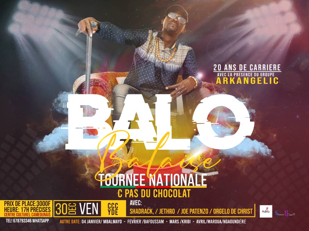 Balo Balaise en tournée nationale pour ses 20 ans de carri&egrave;re