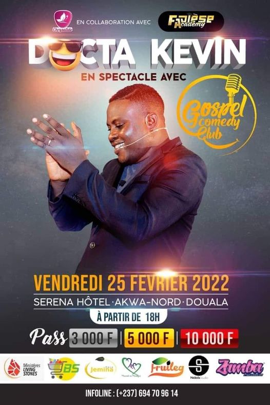Docta Kevin dans le Gospel Comedy Club