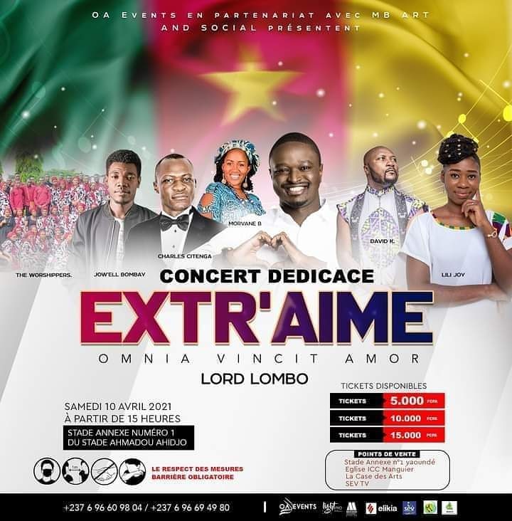 Lord Lombo in dedication concert in Cameroon