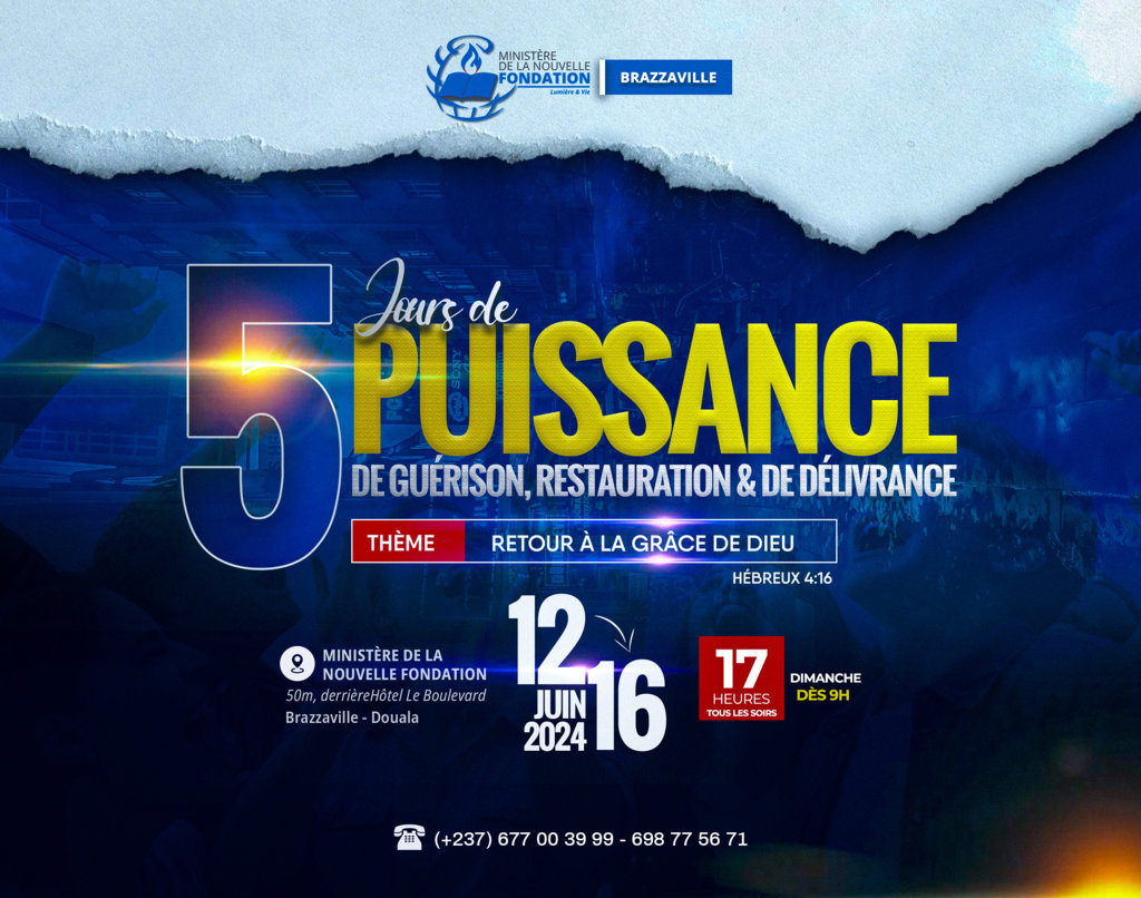 5 Jours de Puissance de Guérison, Restauration & de Délivrance