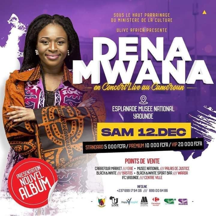 Dena Mwana in live concert in Cameroon